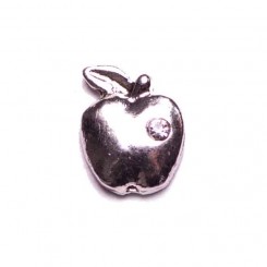 Silver Apple with Crystal